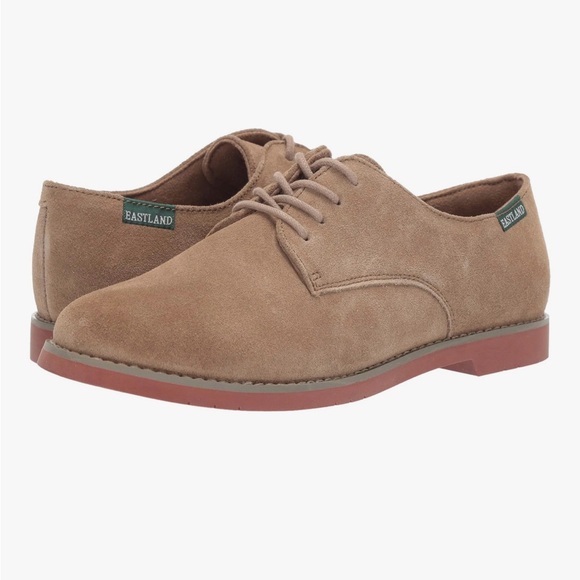 Eastland  Brown Suede Oxfords - Picture 1 of 9